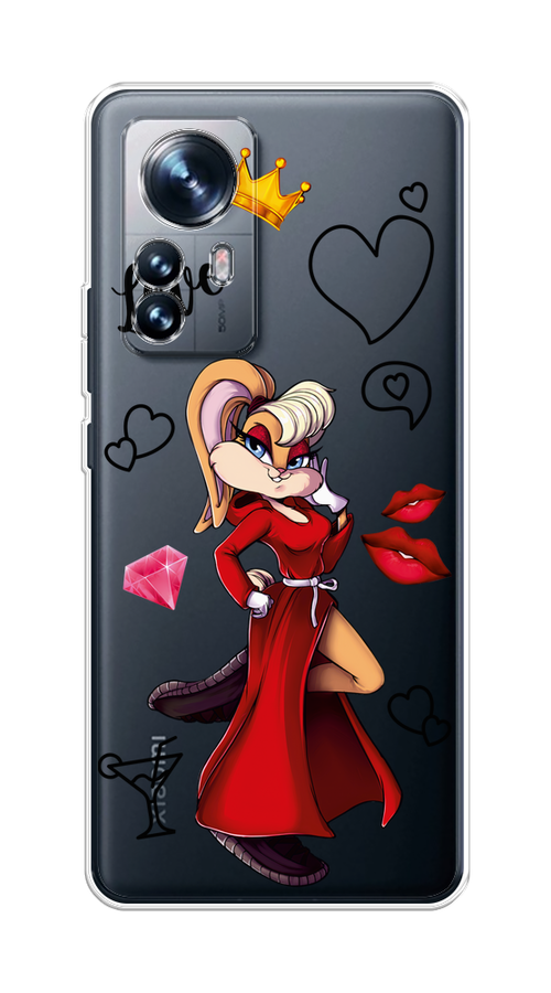 

Чехол на Xiaomi 12 "Rich Lola Bunny", Красный;бежевый;оранжевый, 312350-6