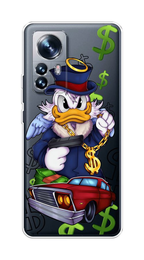

Чехол на Xiaomi 12 "Scrooge McDuck with a Gold Chain", Красный;синий;белый, 312350-6