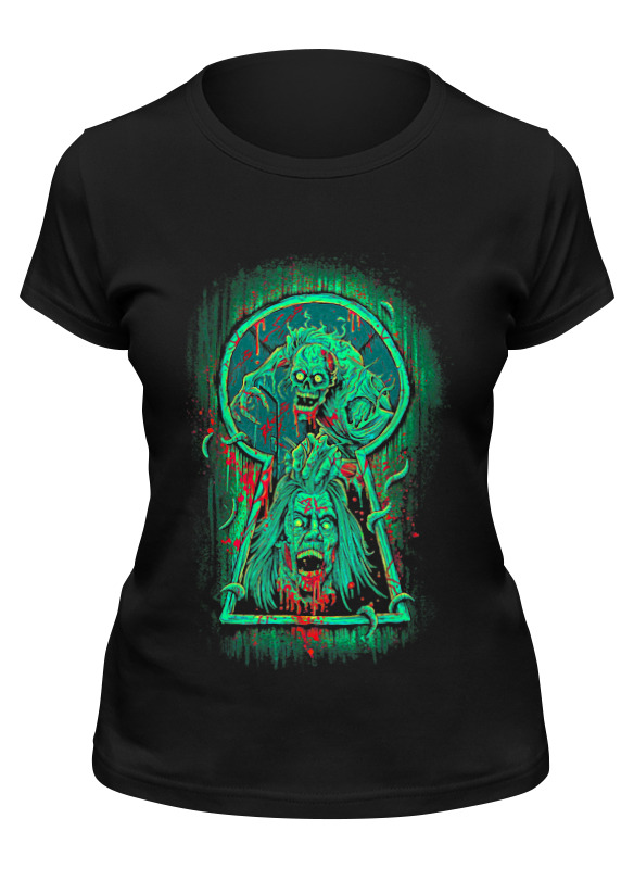 

Футболка женская Printio Art horror черная 2XL, Черный, Art horror