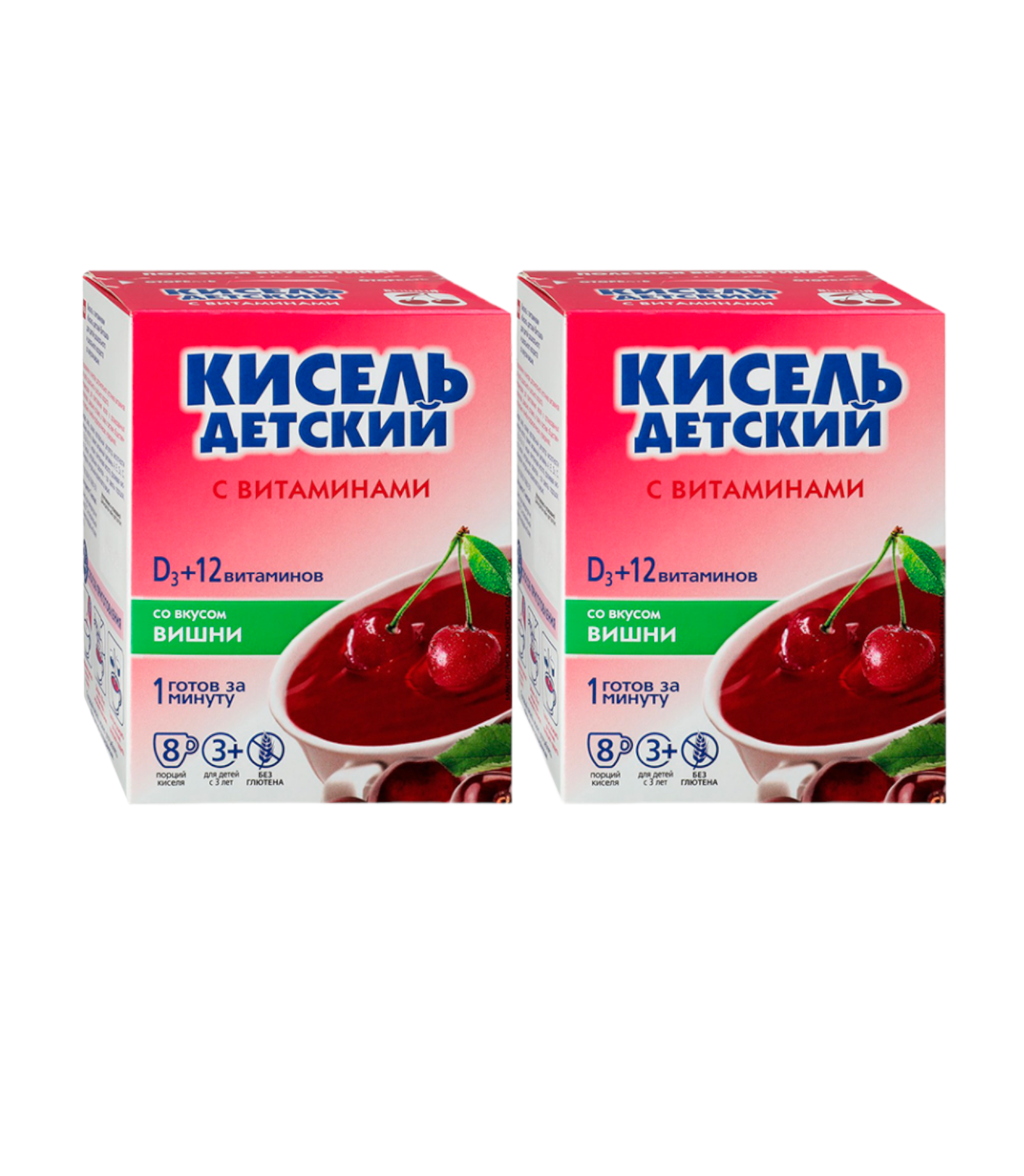 Кисель детский Витошка со вкусом вишни, Валетек, 16 шт. по 25 г