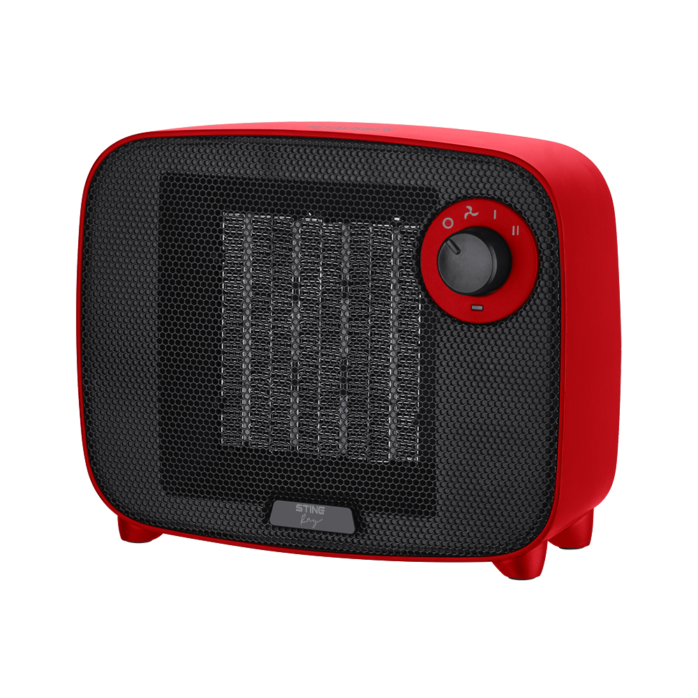 Тепловентилятор STINGRAY ST-FH1053A красный, черный тепловентилятор энергомаш тпб 3000к красный