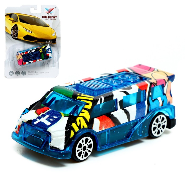 

Машина металлическая Hot Cars, МИКС, Белый