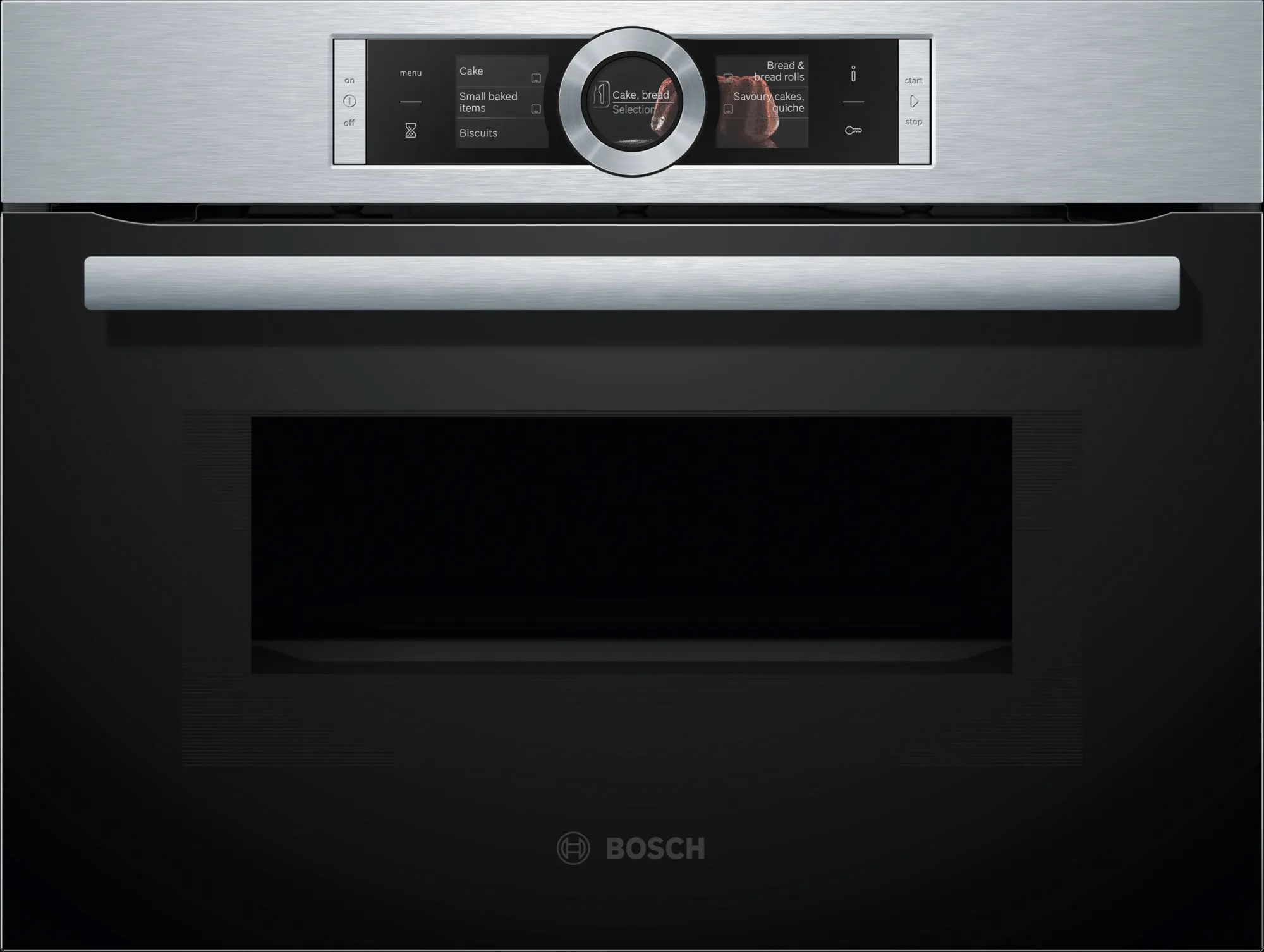 

Встраиваемый электрический духовой шкаф Bosch CMG656BS1 серебристый, черный, CMG656BS1