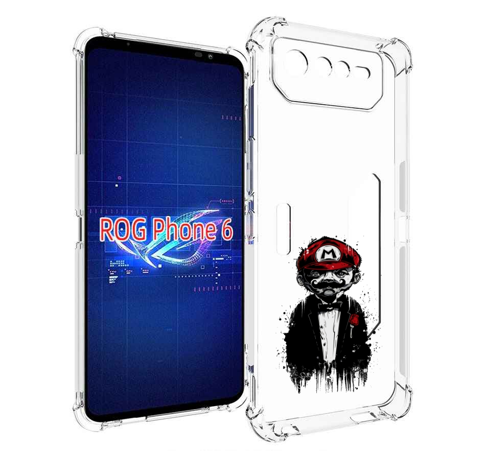 

Чехол MyPads марио для Asus ROG Phone 6, Прозрачный, Tocco