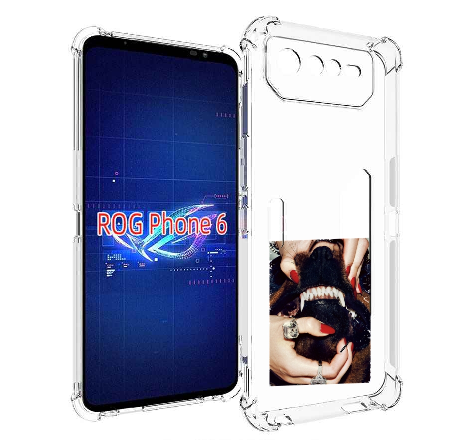 

Чехол MyPads маникюр для Asus ROG Phone 6, Прозрачный, Tocco