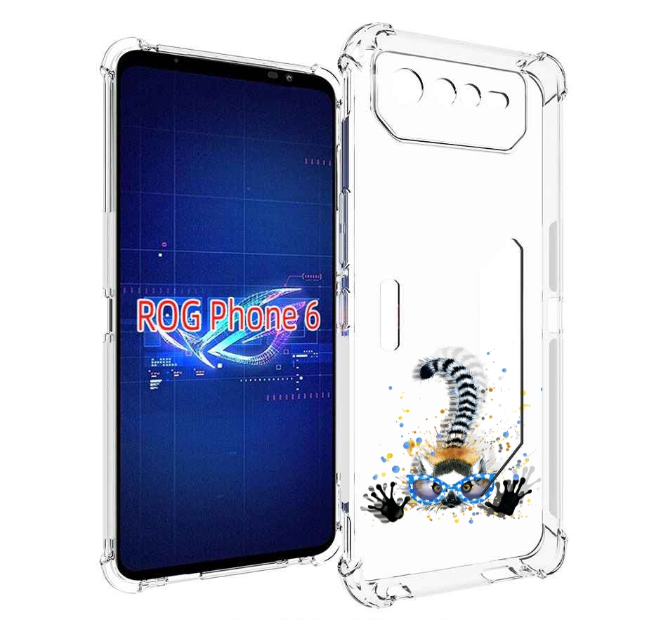 

Чехол MyPads лямур для Asus ROG Phone 6, Прозрачный, Tocco