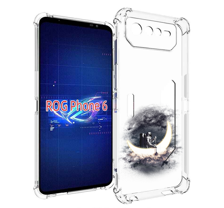 

Чехол MyPads лунный путешественник для Asus ROG Phone 6, Прозрачный, Tocco