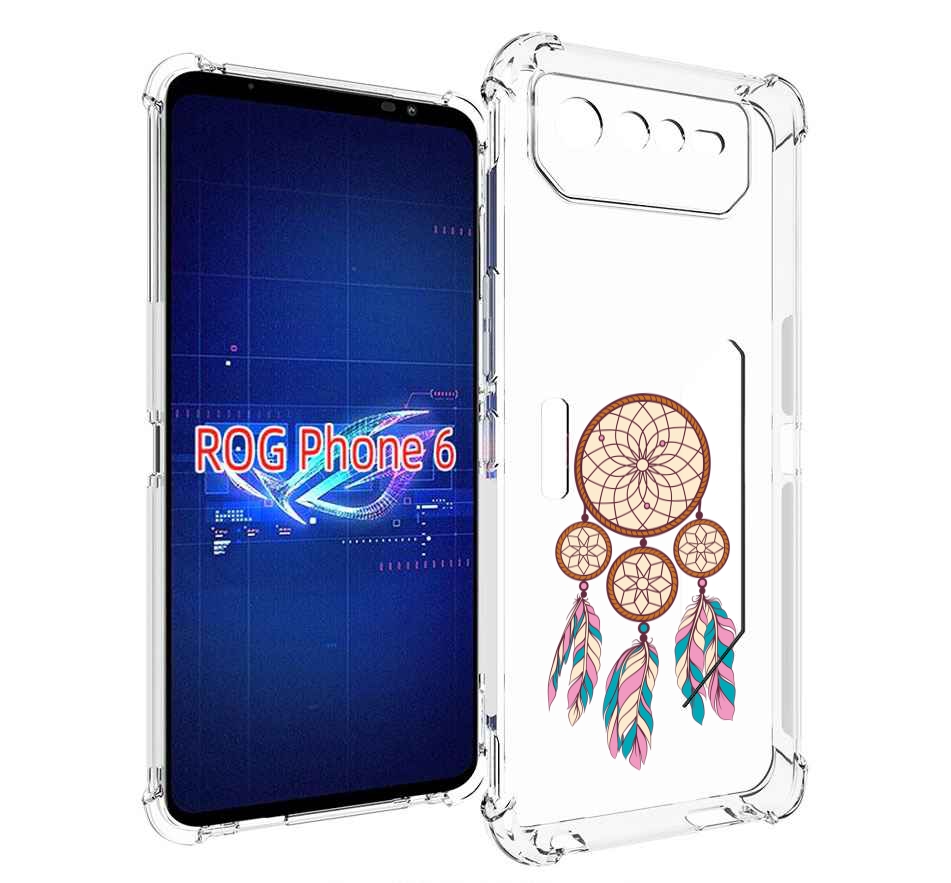 

Чехол MyPads ловец снов бежевый для Asus ROG Phone 6, Прозрачный, Tocco