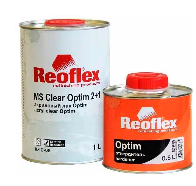 

Лак Reoflex Optim акриловый MS 2+1 0.5 л (БЕЗ ОТВЕРДИТЕЛЯ, нужен отвердитель191278t)