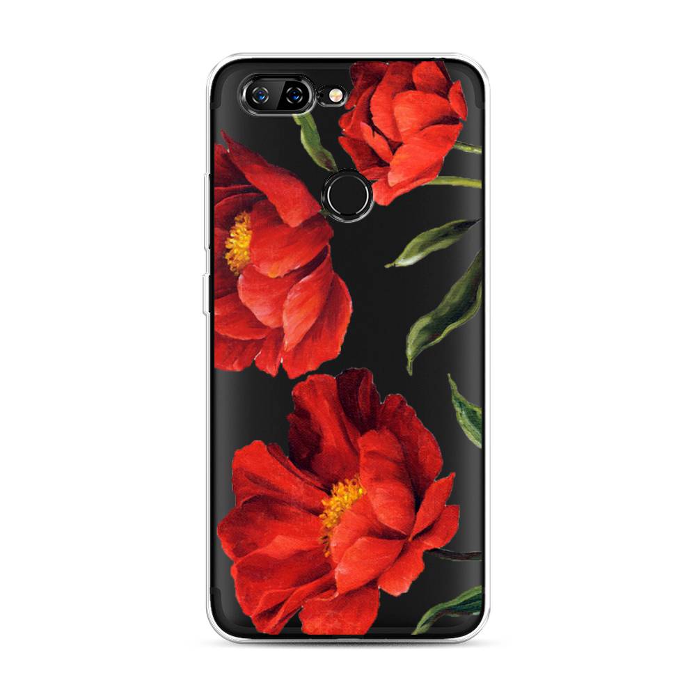 

Чехол Awog на Lenovo S5 / Леново S5 "Красные маки", Красный, 112550-8