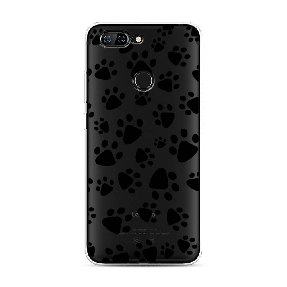 

Чехол Awog на Lenovo S5 / Леново S5 "Лапки черные", Черный, 112550-2