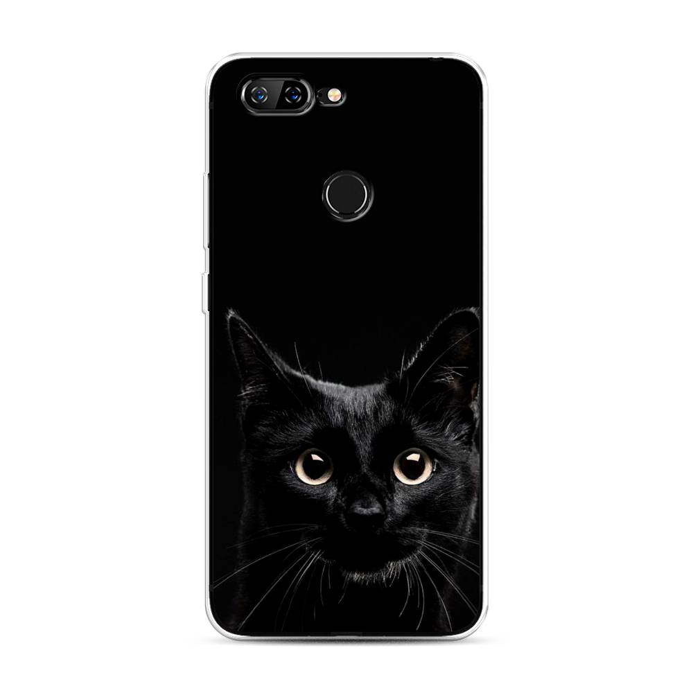 

Чехол Awog на Lenovo S5 / Леново S5 "Добрый кот", Черный, 112550-1