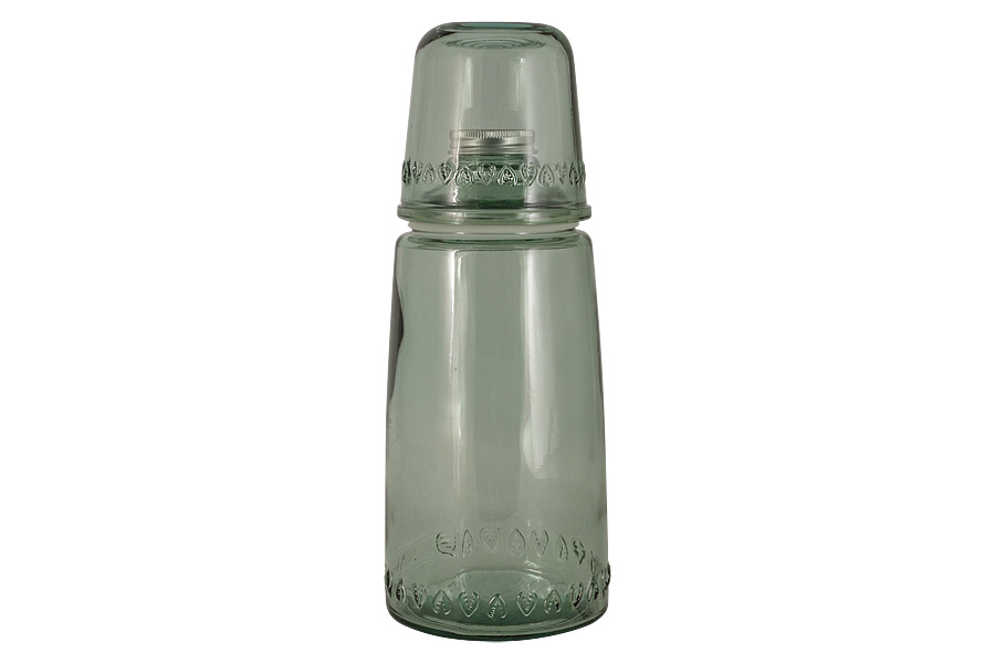 фото Бутылка для воды san miguel natural water 1л стакан 0.22л зелёный vsm-xrd8379-db600