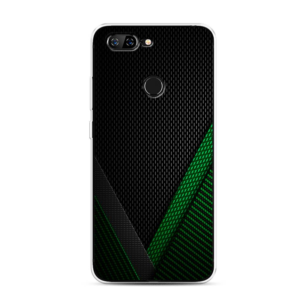 

Чехол Awog на Lenovo S5 / Леново S5 "Зеленый карбон", Черный;зеленый, 112550-3