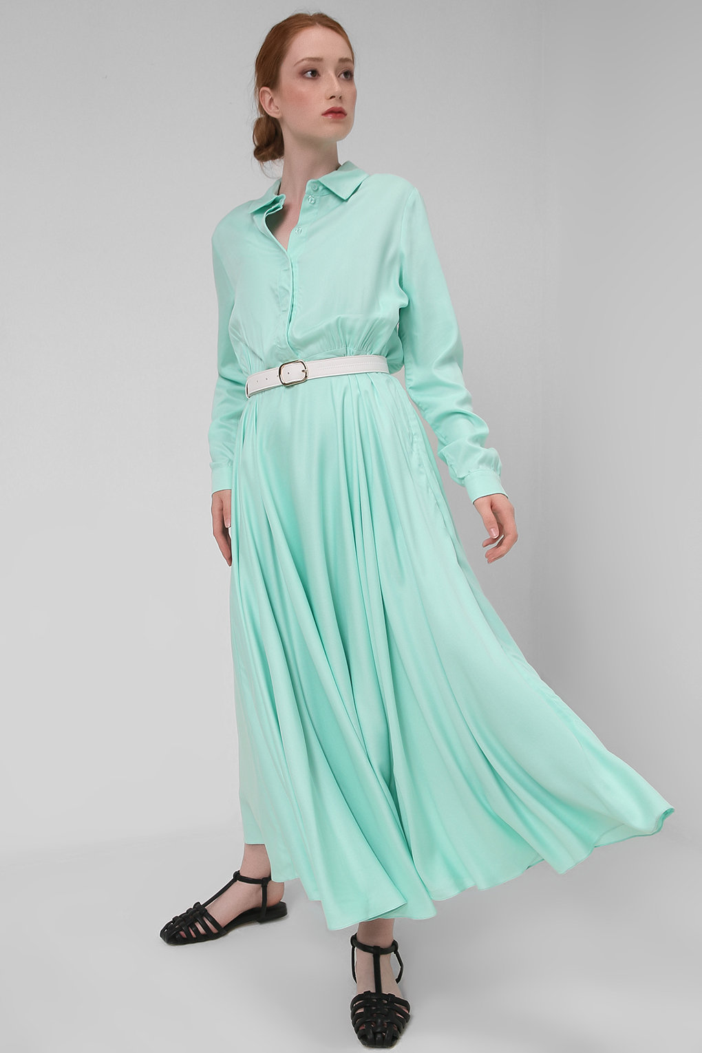 

Платье женское SABRINA SCALA SS21015170-030 зеленое 50, SS21015170-030