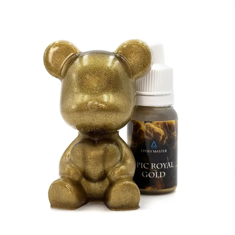 

Пигментированный краситель EPOXYMASTER Epic Royal Gold, 10мл, Epic Royal Gold