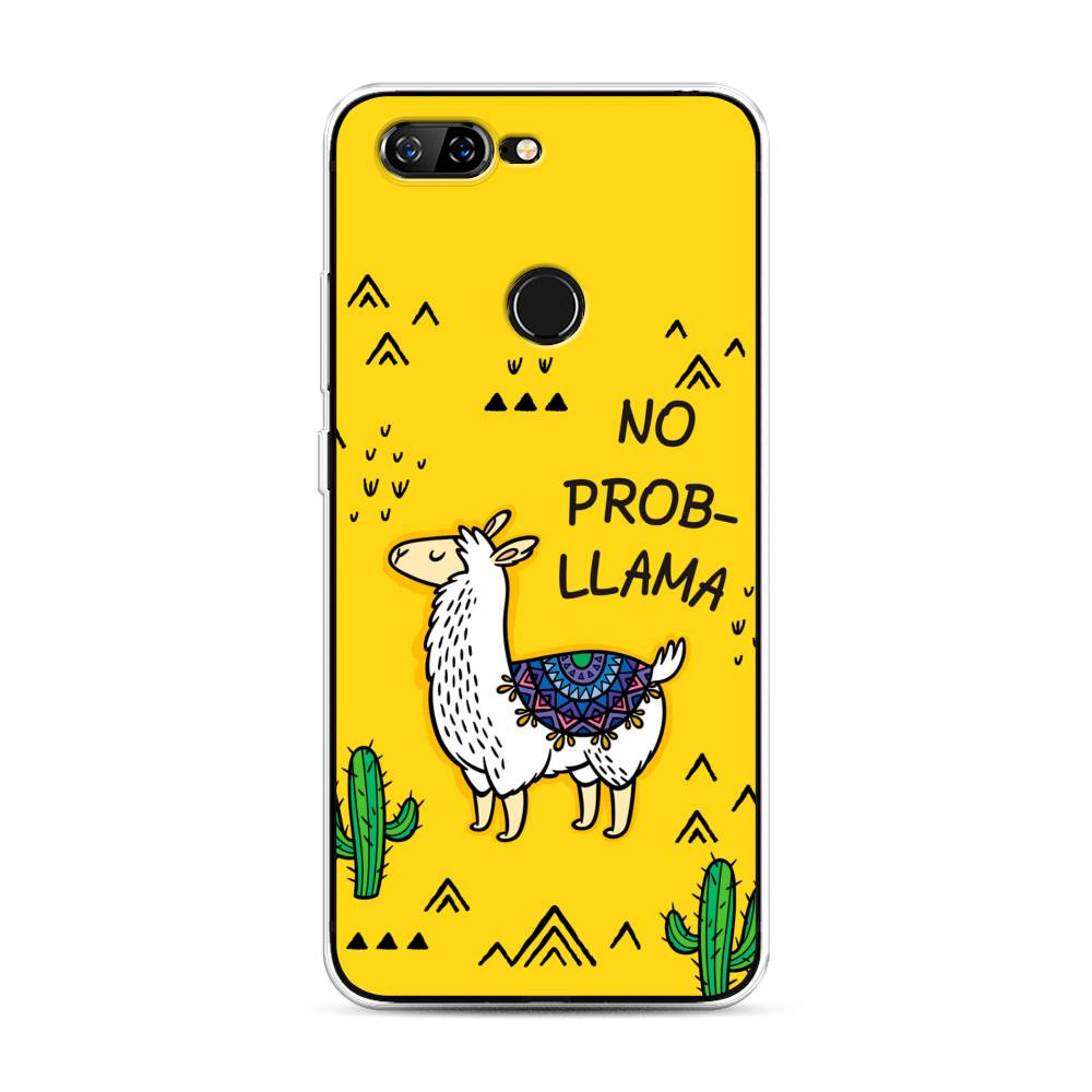 

Чехол Awog на Lenovo S5 / Леново S5 "No probLLama", Желтый;черный;синий, 112550-2