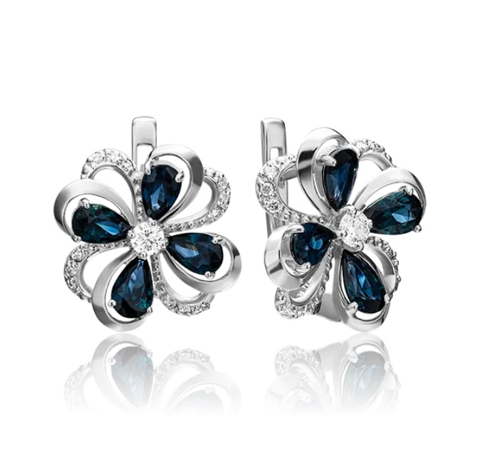 

Серьги из белого золота с бриллиантом PLATINA jewelry 02-0865-00-105-1120-30, 02-0865-00-105-1120-30