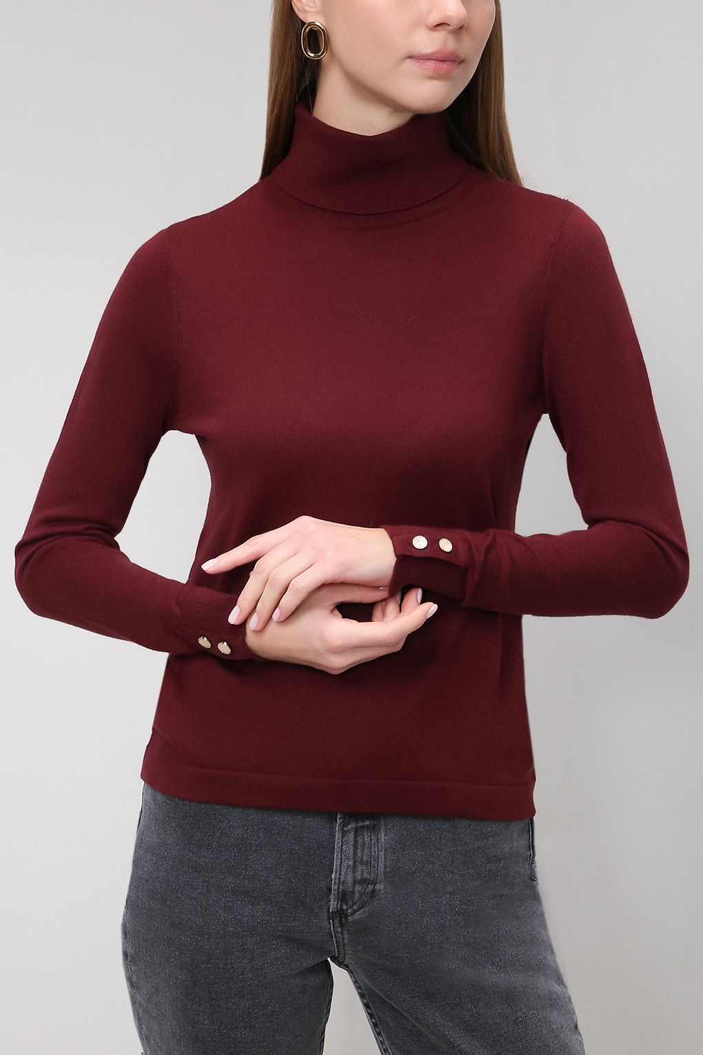 

Водолазка женская Vero Moda 10248740 бордовая L, 10248740