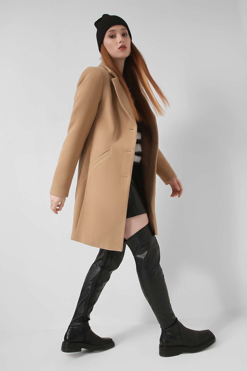

Пальто женское Vero Moda 10248270 коричневое XS, 10248270