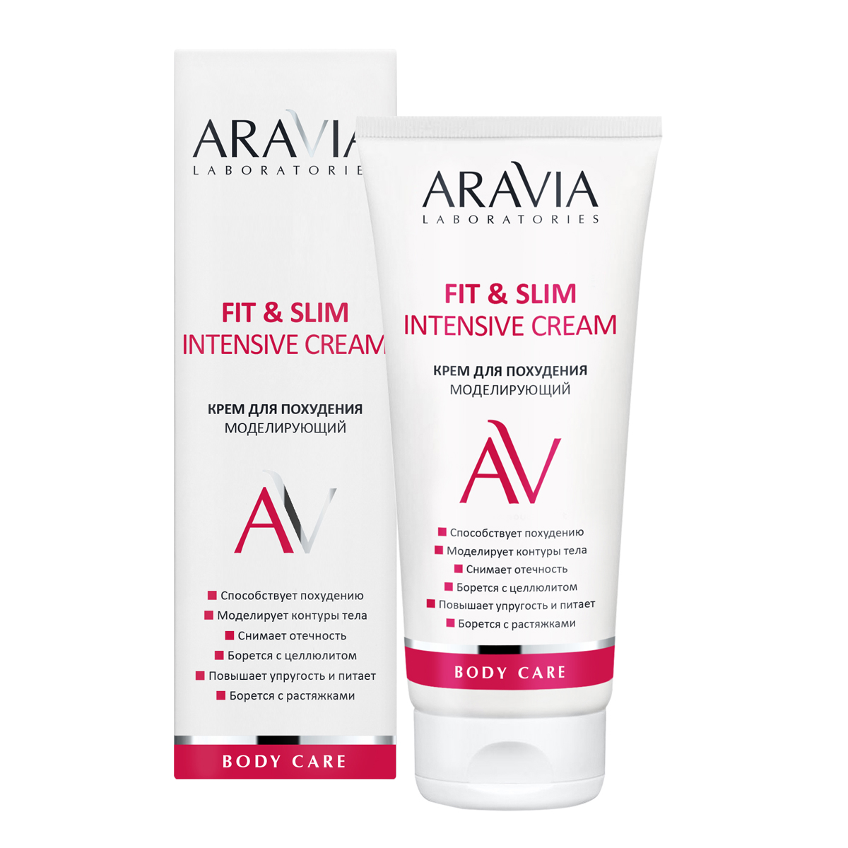 фото Крем для похудения моделирующий fit & slim intensive cream, 200 мл aravia laboratories