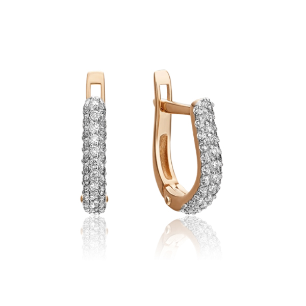 

Серьги из красного золота с бриллиантом PLATINA jewelry 02-0852-00-101-1110-30, 02-0852-00-101-1110-30