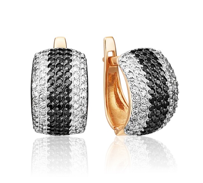 

Серьги из красного золота с бриллиантом PLATINA jewelry 02-0850-00-108-1110-30, 02-0850-00-108-1110-30