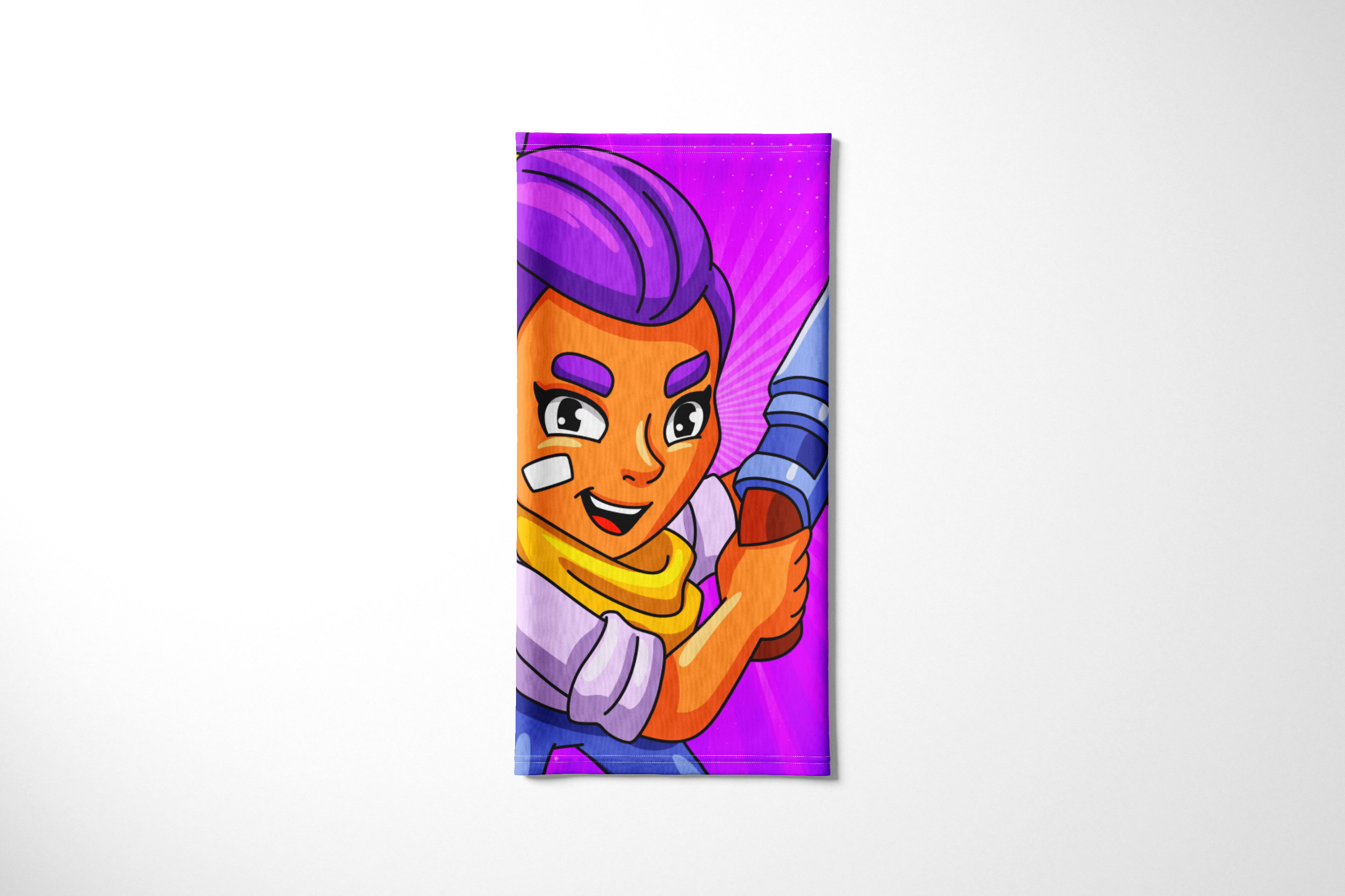 

Бандана / Бафф / Снуд-трансформер / Геймерам / Brawl Stars SHELLY, Разноцветный, BBuffVM_VM1983875