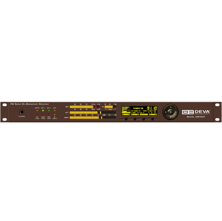 

Цифровой речевой приемник FM DEVA Broadcast DB7007 Black, DB7007