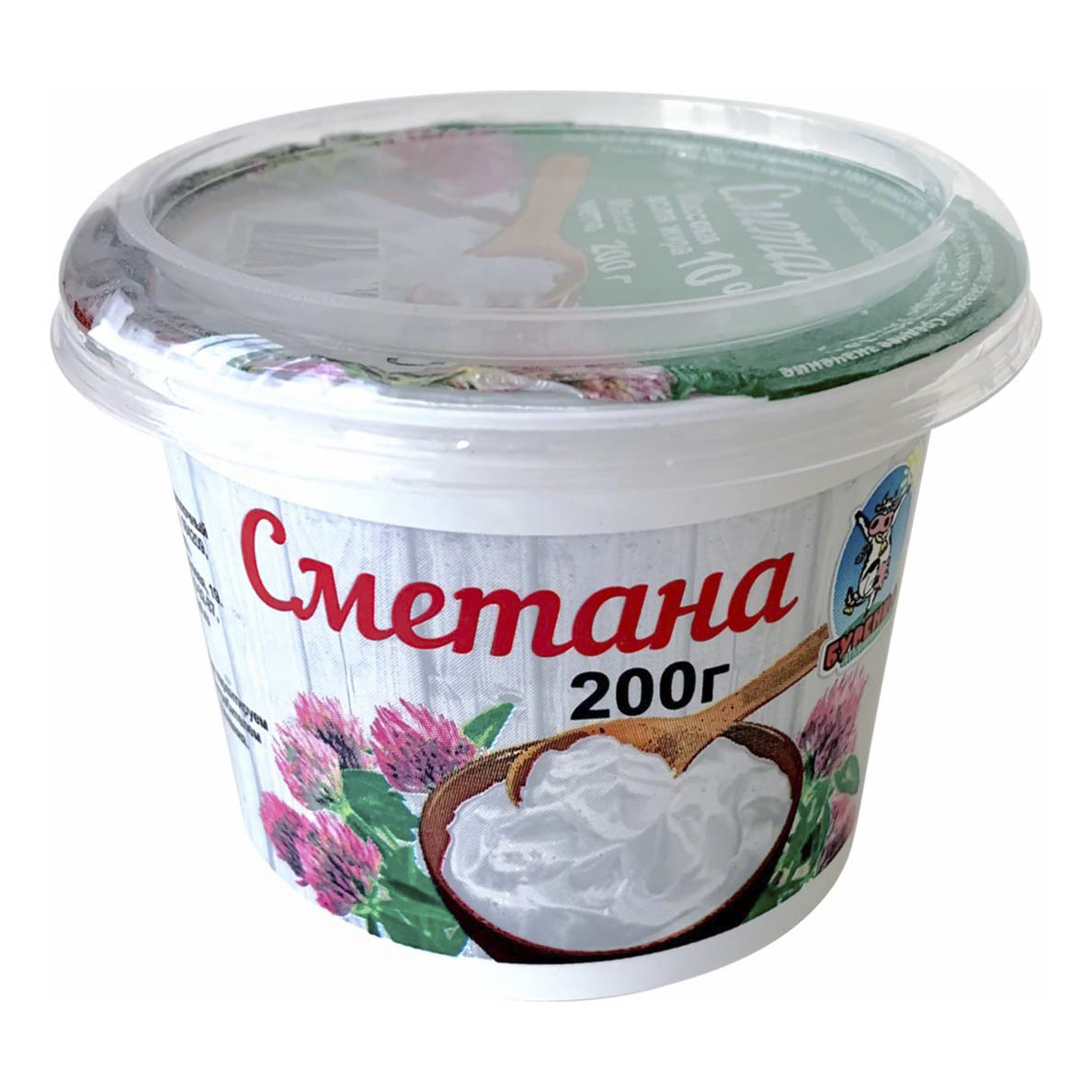 

Сметана Апатитская буренка 10% бзмж 200 г