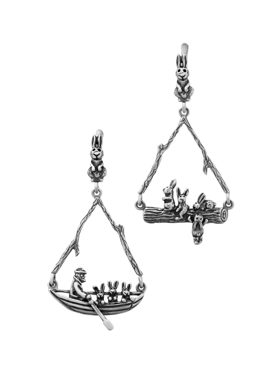 

Серьги из серебра KseMiDa 1611С, 1611С
