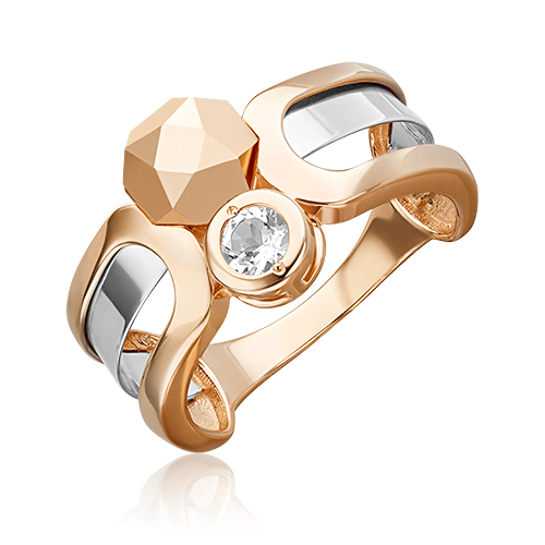

Кольцо из золота р. 19,5 PLATINA jewelry 01-5627-00-201-1111, топаз, 01-5627-00-201-1111