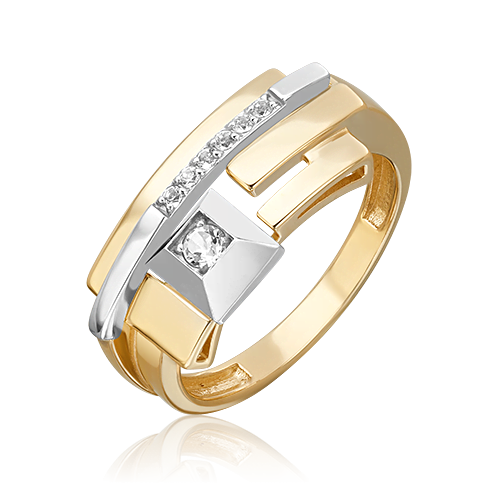 

Кольцо из золота р. 19 PLATINA jewelry 01-5621-00-201-1121, топаз, 01-5621-00-201-1121