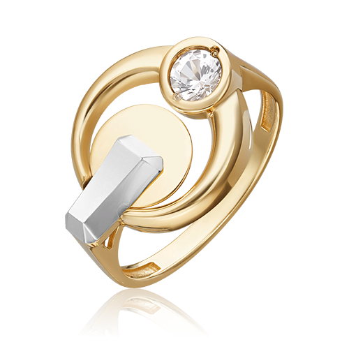 

Кольцо из золота р.17,5 PLATINA jewelry 01-5620-00-201-1121, топаз, 01-5620-00-201-1121