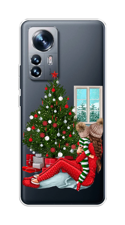 

Чехол на Xiaomi 12 "Новый год с мамой", Красный;зеленый;голубой, 312350-6