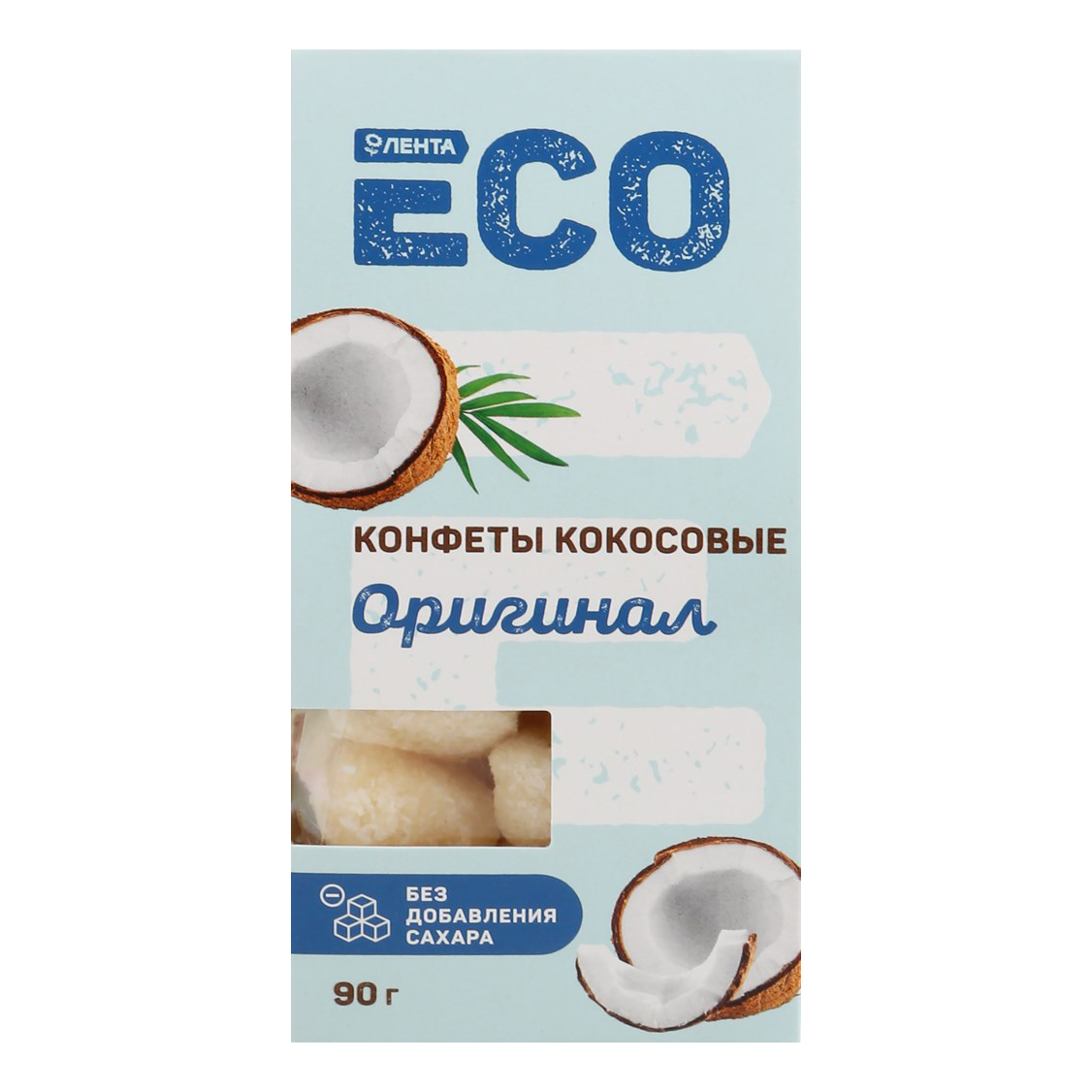 Конфеты Лента EСО кокосовые оригинальные 90 г