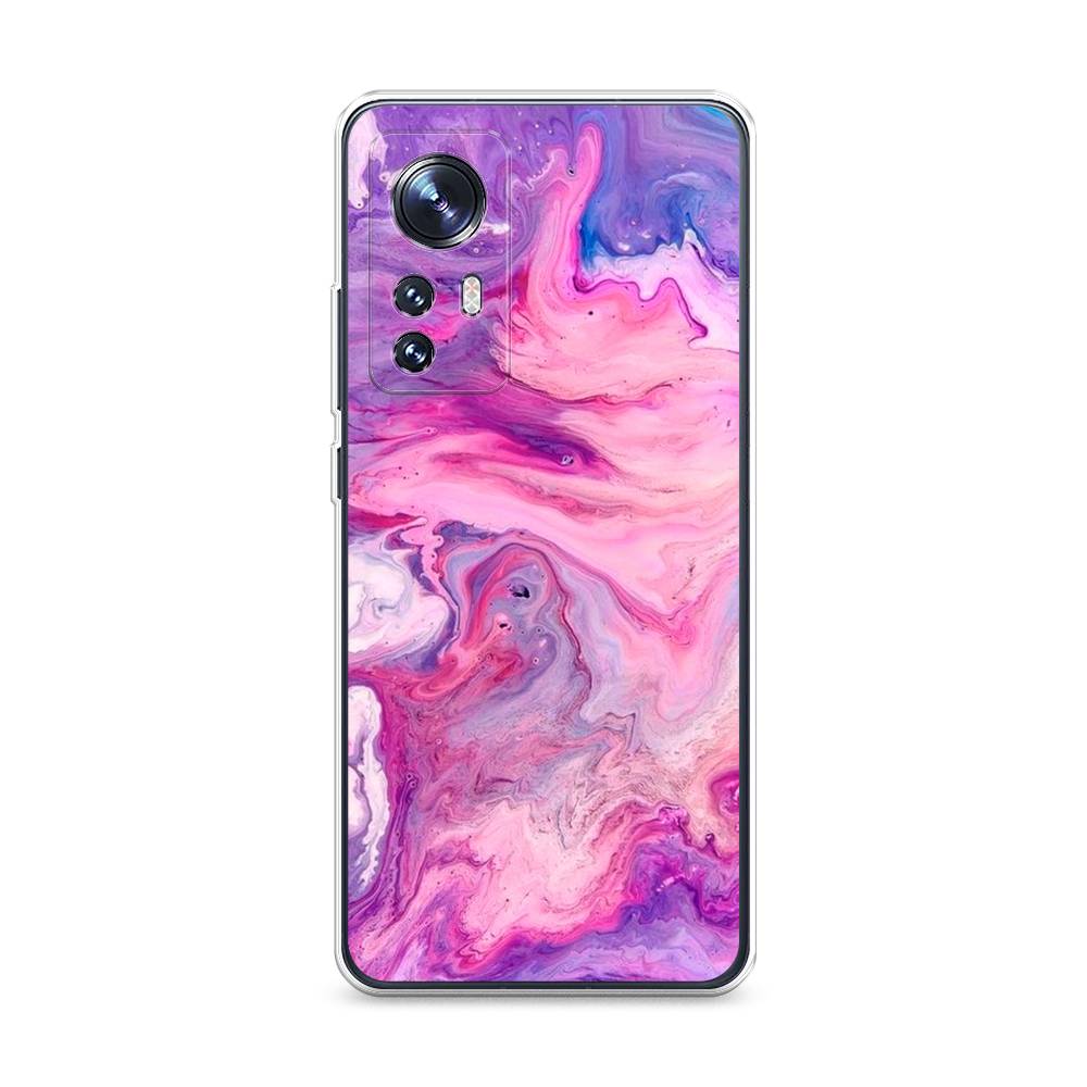 

Чехол на Xiaomi 12 "Нежно-розовая абстракция", Розовый, 312350-3