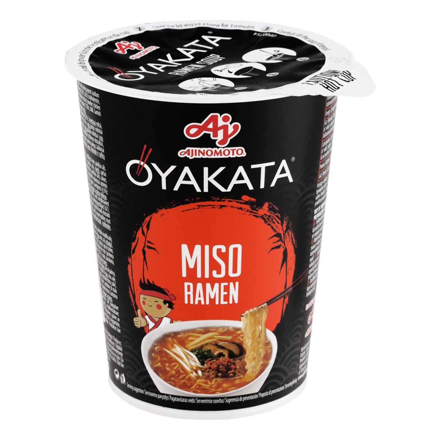 фото Лапша oyakata miso ramen быстрого приготовления 66 г