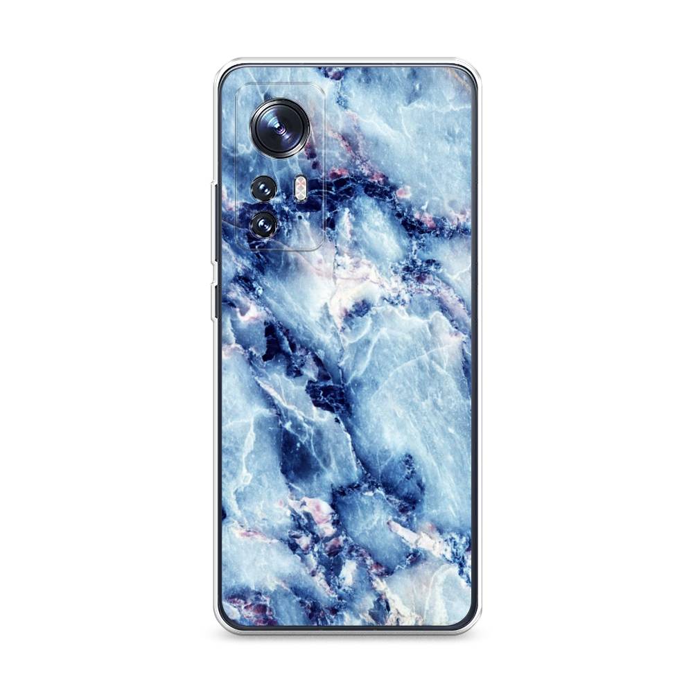 

Чехол на Xiaomi 12 "Мрамор с синими прожилками", Синий, 312350-3