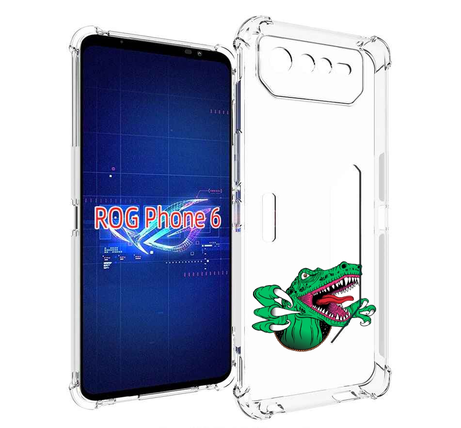 

Чехол MyPads крокодил для Asus ROG Phone 6, Прозрачный, Tocco