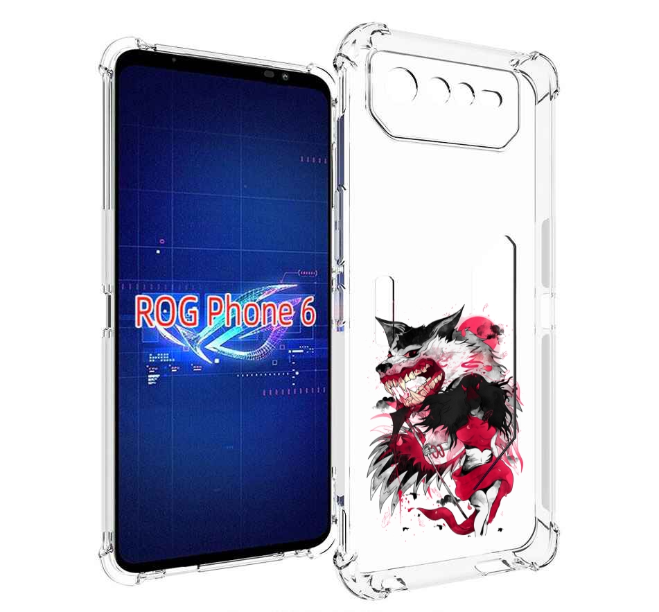 

Чехол MyPads красная шапочка для Asus ROG Phone 6, Прозрачный, Tocco