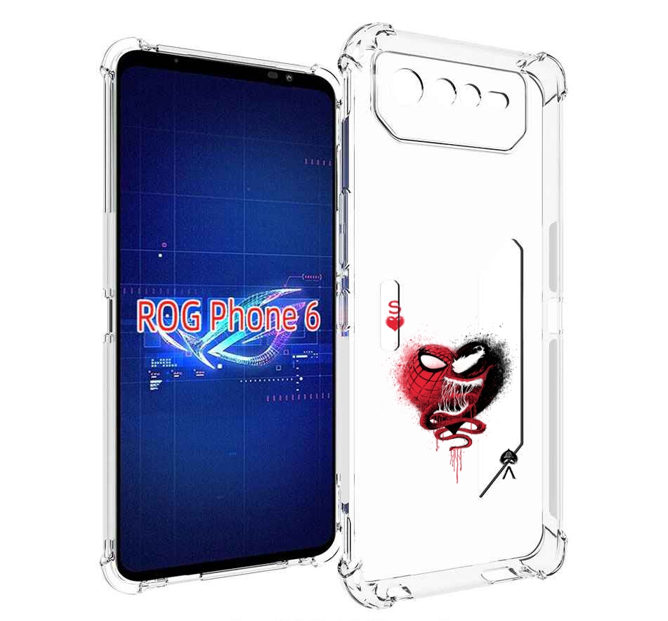 

Чехол MyPads Веном для Asus ROG Phone 6, Прозрачный, Tocco