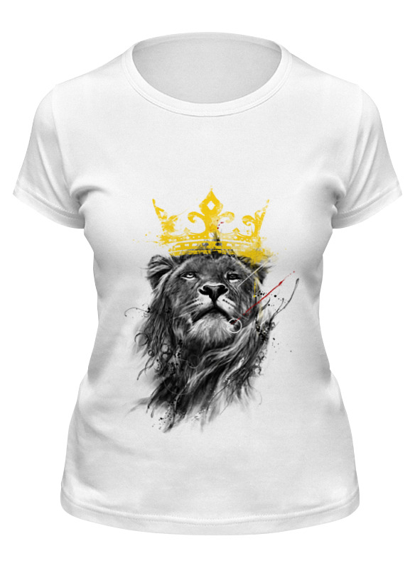 

Футболка женская Printio Король лев белая 2XL, Белый, Король лев