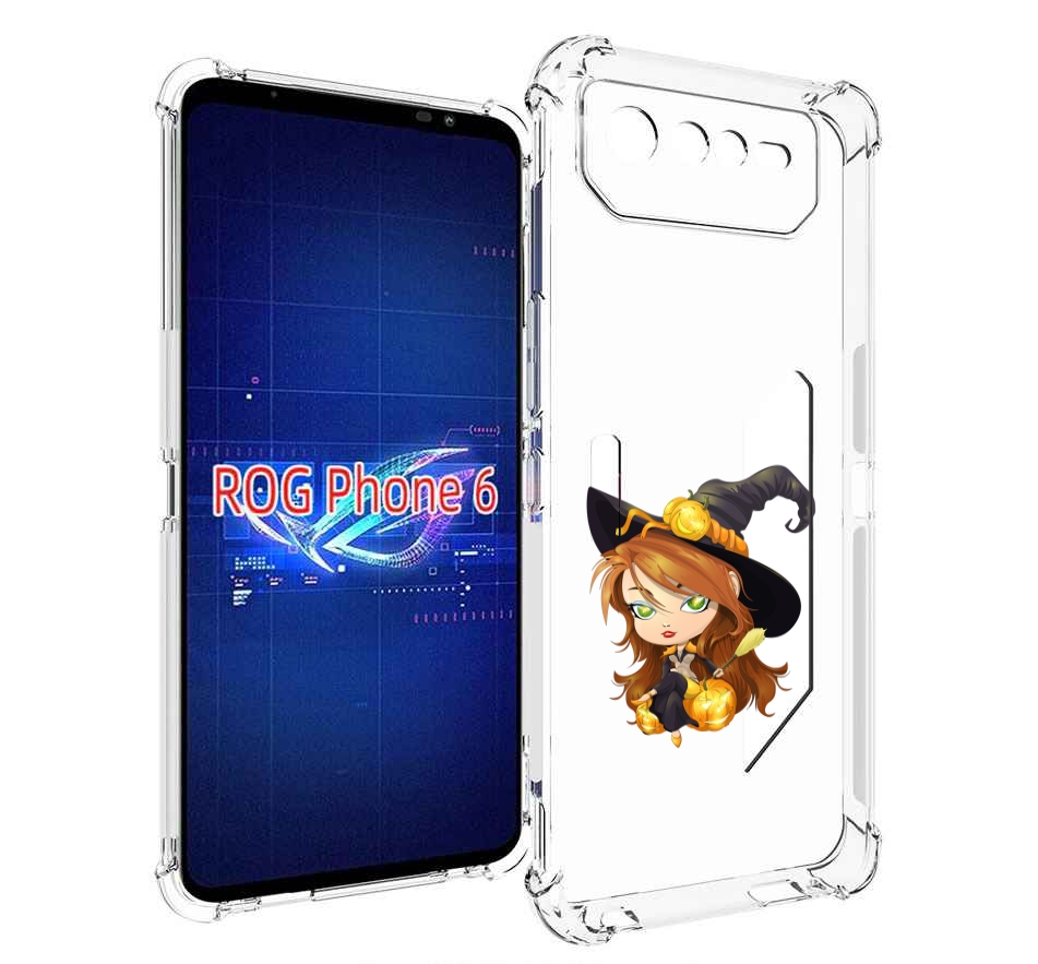 

Чехол MyPads Ведьмочка для Asus ROG Phone 6, Прозрачный, Tocco