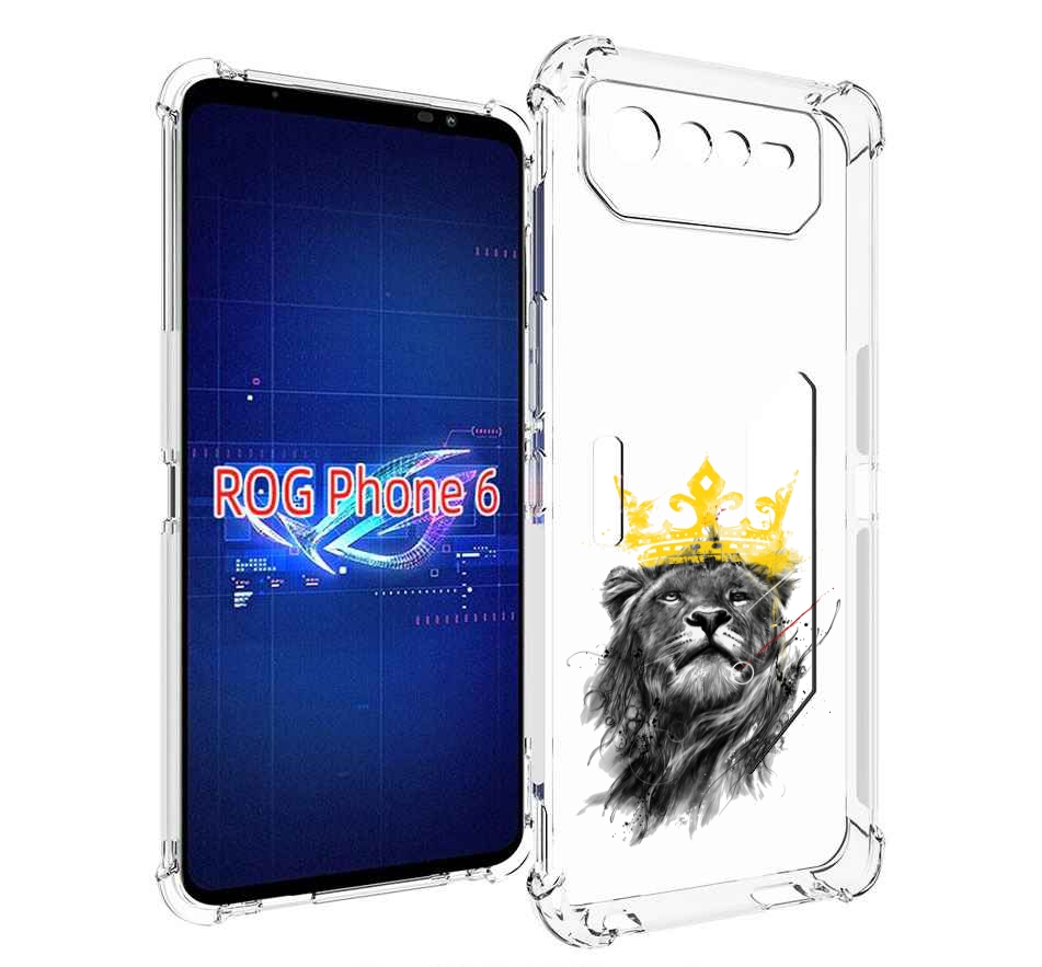 

Чехол MyPads король-лев для Asus ROG Phone 6, Прозрачный, Tocco