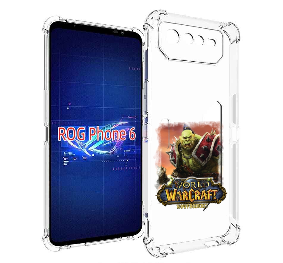 

Чехол MyPads Варкрафт для Asus ROG Phone 6, Прозрачный, Tocco