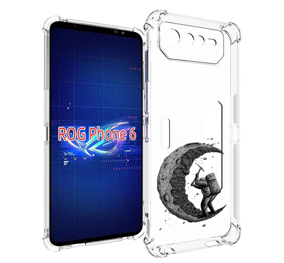 

Чехол MyPads камненная луна для Asus ROG Phone 6, Прозрачный, Tocco