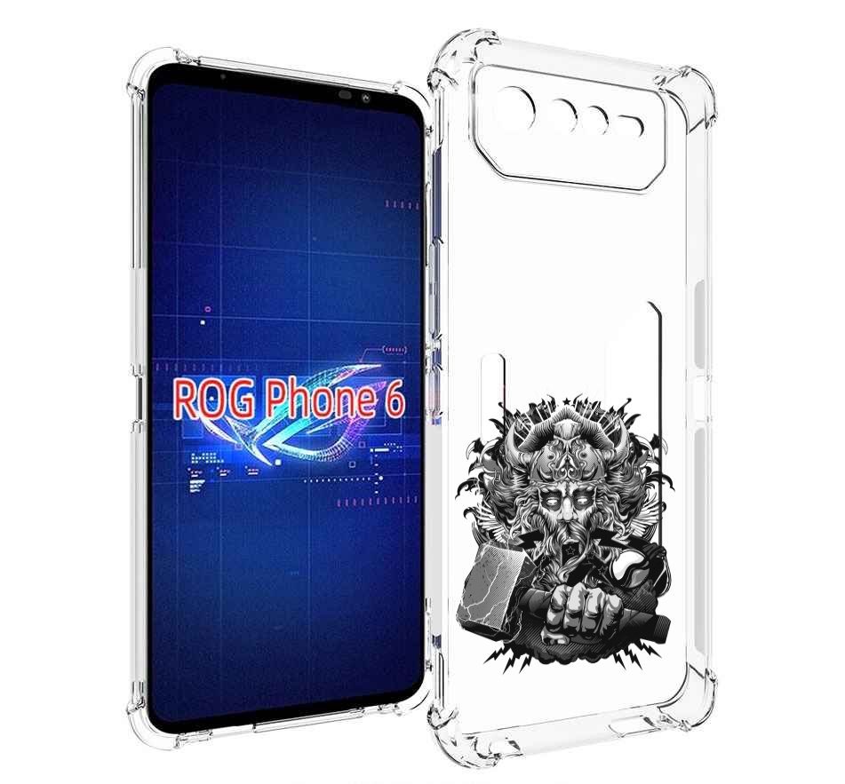

Чехол MyPads злой тор для Asus ROG Phone 6, Прозрачный, Tocco
