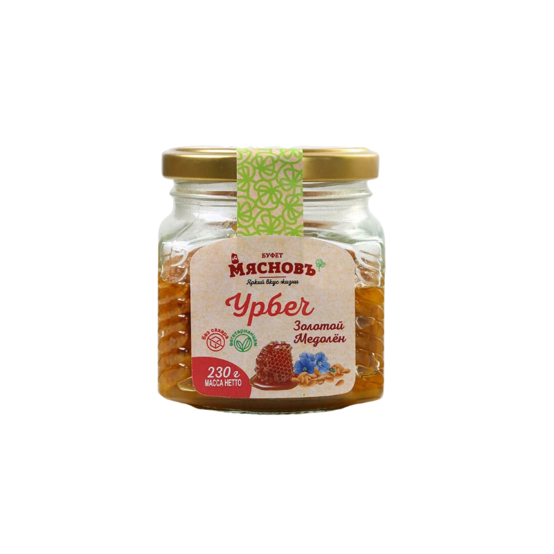 Урбеч МясновЪ БУФЕТ Золотой Медолен 230 г