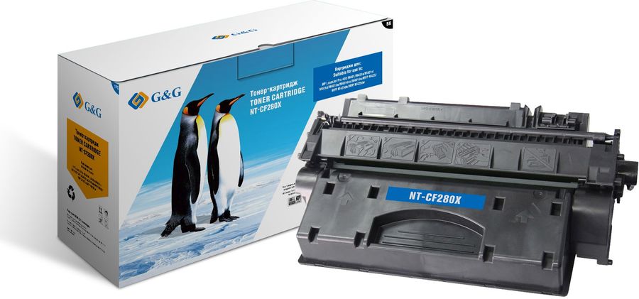 

Картридж для лазерного принтера CACTUS NT-CF280X черный, совместимый, NT-CF280X
